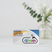 自動体絵を描サービス | 技術者 名刺 (スタンド正面)