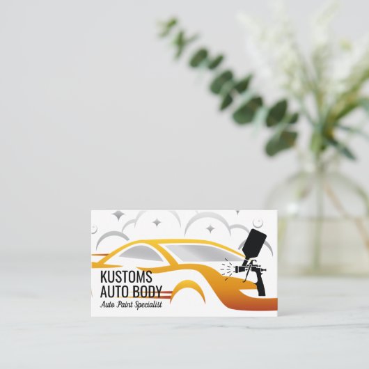 自動体絵を描サービス | 技術者 名刺 (スタンド正面)