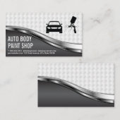 自動体絵を描ロゴ 名刺 (正面/裏面)