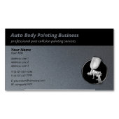 自動体絵画の |プラチナプロフェッショナル マグネット名刺 (正面)