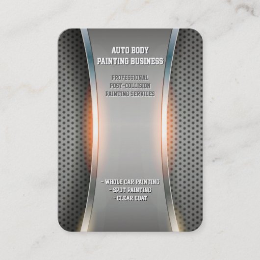 自動体絵画の |プロフェッショナル名刺 名刺 (正面)