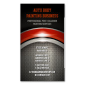 自動体絵画の |プロフェッショナル マグネット名刺 (正面縦)