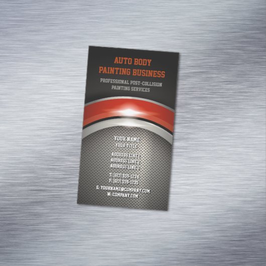 自動体絵画の |プロフェッショナル マグネット名刺 (インサイチュ)