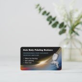 自動体絵画の |プロフェッショナル モダン 名刺 (スタンド正面)