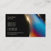 自動体絵画の |プロフェッショナル 名刺 (裏面)