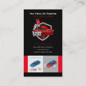 自動体絵画の |プロフェッショナル 名刺 (裏面)