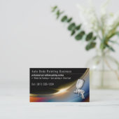 自動体絵画の |プロフェッショナル 名刺 (スタンド正面)