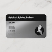 自動体絵画の |メタリックプロフェッショナル 名刺 (正面)