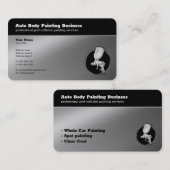 自動体絵画の |メタリックプロフェッショナル 名刺 (正面/裏面)