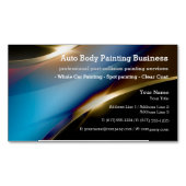 自動体絵画の |モダンプロフェッショナル マグネット名刺 (正面)