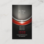 自動体絵画の |レトロ車 名刺 (裏面)