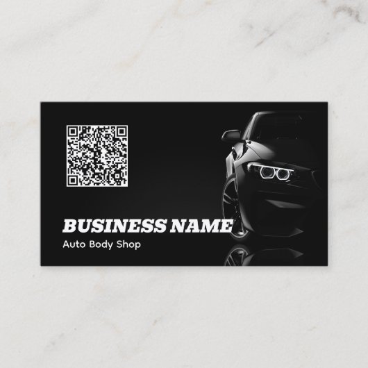 自動体車QR 名刺 (正面)