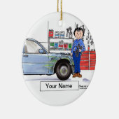 自動体 – メス セラミックオーナメント (右)