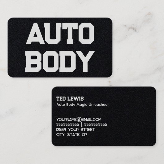 自動体 名刺 (正面/裏面)