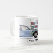 自動体、男性 コーヒーマグカップ (正面左)