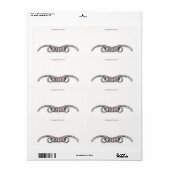 自動作家蔵書票 ラベル (フルシート)