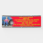 自動修カスタマイズ理ブレーキTune Ups冷却システム 横断幕 (横)