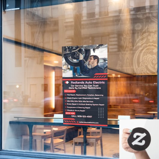 自動修カスタマイズ理店サービス修理リストプロ ウィンドウサイン (カフェ窓)