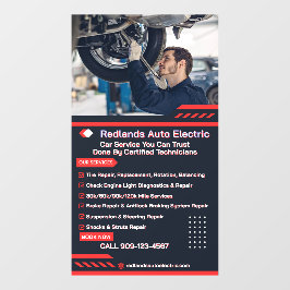 自動修カスタマイズ理店サービス修理リストプロ ウィンドウサイン