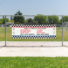 自動修カスタマイズ理店フルサービスUSAフラグ 横断幕