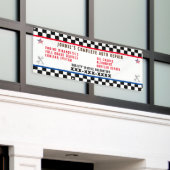 自動修カスタマイズ理店フルサービスUSAフラグ 横断幕 (ビルの外側)