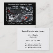 自動修ユニーク復整備士 名刺 (正面/裏面)