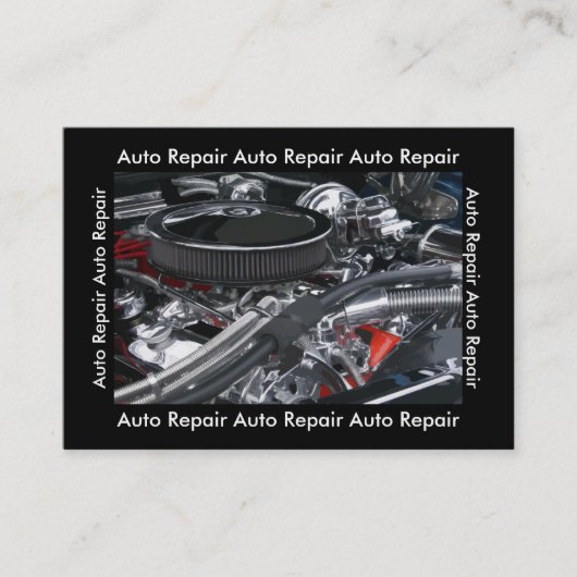 自動修ユニーク復整備士 名刺 (正面)