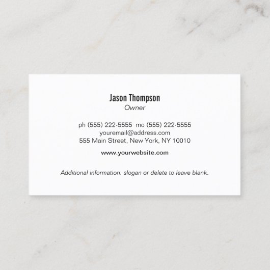 自動修復と詳細フ市松模様にラグ 名刺 (裏面)