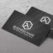 自動修復プロフェッショナルブラックメタル車の 名刺