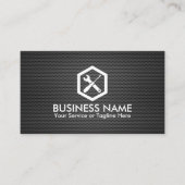 自動修復プロフェッショナルブラックメタル車の 名刺 (正面)