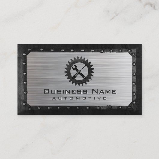 自動修復プロフェッショナルメタルフレーム車の 名刺 (正面)