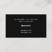 自動修復プロフェッショナル車の整備士 名刺 (裏面)