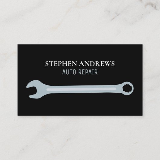 自動修復プロフェッショナル車の整備士 名刺 (正面)