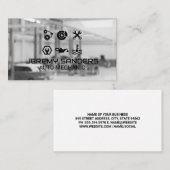 自動修復ベイ | 整備士修正アイコン 名刺 (正面/裏面)