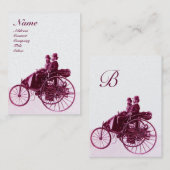 自動修復モノグラム車のパープルホワイトパール 名刺 (正面/裏面)