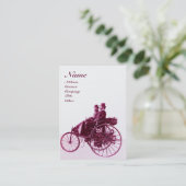 自動修復モノグラム車のパープルホワイトパール 名刺 (スタンド正面)