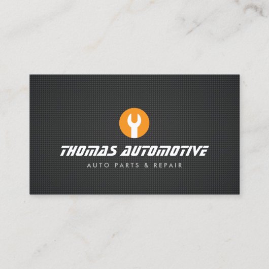 自動修復レンチロゴ名刺 名刺 (正面)