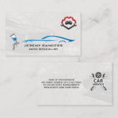 自動修復ロゴ |カーレンチアイコン |スプレー絵を描 名刺 (正面/裏面)