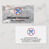 自動修復ロゴ | 整備士 名刺 (正面/裏面)