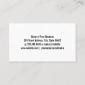 自動修復整備士ショップ | 自動車部品 名刺 (裏面)