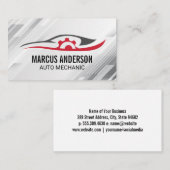 自動修復整備士ショップ | 自動車部品 名刺 (正面/裏面)