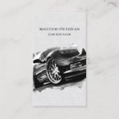 自動修復整備士車愛好家 名刺 (正面)