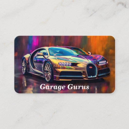 自動修復/整備士 名刺 (正面)