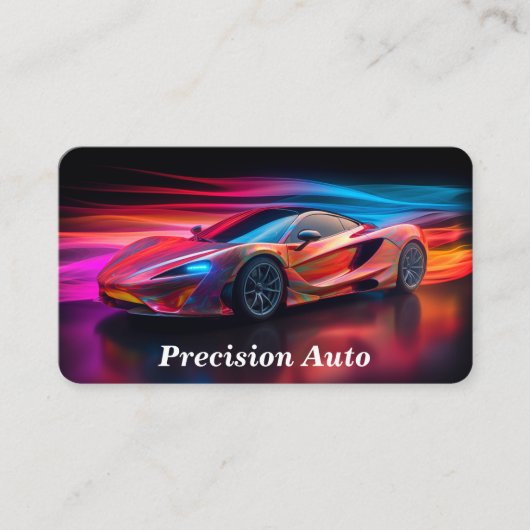 自動修復/整備士 名刺 (正面)