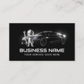 自動修理サービスモダンメタル整備士 名刺 (正面)