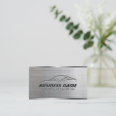 自動修理プロフェッショナルカーメタリック車の 名刺 (スタンド正面)