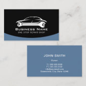 自動修理プロフェッショナルカ車のー整備士 名刺 (正面/裏面)