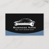 自動修理プロフェッショナルカ車のー整備士 名刺 (正面)