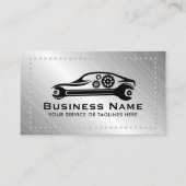 自動修理プロフェッショナルメタルカー車の 名刺 (正面)