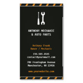 自動修理整備士名刺マグネット マグネット名刺 (正面縦)